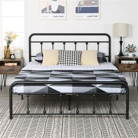 queen size metal bed frame